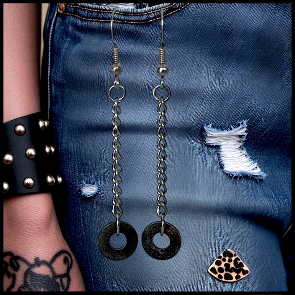 5 For $25💫Alternative Punk Hardware Swinging Dangles